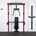 Multifunkční posilovací stojan - Power Rack HMS KLT22 červený