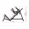 Leg-press / Hacken dřep HMS LP3175