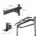 Skládací posilovací klec - Power Rack HMS KLT23 šedá