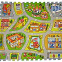 City mapa pěnové puzzle - TM-011