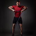 Fitness Loop odporová guma střední zelená