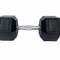 Jednoruční pogumovaná činka HEX - různé váhy