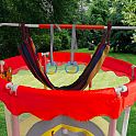 Dětská trampolína SEDCO 150 cm s ochrannou sítí,houpačkou a vybavením