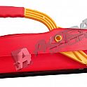 Boby s volantem Snowboat - červený