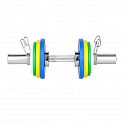 Jednoruční olympijská osa HMS GOP050 5kg 50cm