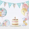 Papírové čepičky Pastel Animals 6 ks