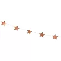 Závěsná girlanda hvězdičky rose gold 360 cm