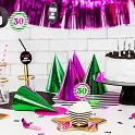 Metalické barevné party frkačky 20 ks