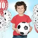 Latexové balonky fotbal 30 cm - 6 ks