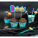 Dekorace na dort Halloween - Trick or Treat - Boo