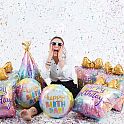 Fóliový balónek Dárek Happy Birthday 69 cm