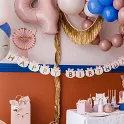 Narozeninový nápis Happy Birthday - roztomilá kočička