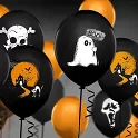 Latexové balonky - Halloween Duch 6 ks