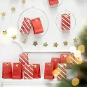 Adventní kalendář - Pytlíčky červené 24 ks