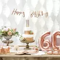 Foliová číslice - rose gold 6 - 35 cm