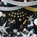 Party závěs černý 0.9x2.5m