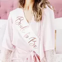 Šerpa Bride to be - bílá s rosegold
