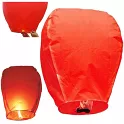 Lampion štěstí červený