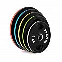 Sada pogumovaných olympijských kotoučů HMS TOG15 2 x 15 kg
