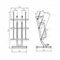 Sestava 10 sad na Body pump HMS SBP22 a stojanu STR40