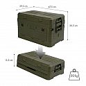 Skládací box s víkem NILS Camp NCB4003 42L zelený