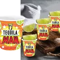 Plastové panáky Tequila Man 3 ks