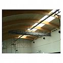 Opona 21x8m pro předělení tělocvičny, elektrické ovládání