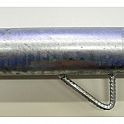 Volejbalové sloupky ANTIVANDAL (ZN), prům.102 mm vč. objímek, bez zemních pouzder