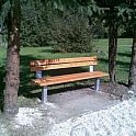 Lavička ECONOMY SC s opěradlem