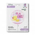 Fóliový balónek kulatý Its a Girl 46 cm