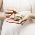 Dřevěný špalík na prstýnky 6 cm