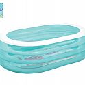 Bazén INTEX 57482 nafukovací OVÁL transparentní 163 x 107 x 46 cm