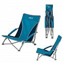 Plážové křeslo NILS Camp NC3035 modro-šedé
