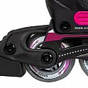 Muuwmi nastavitelné dětské inline brusle, růžové vel. 29-32
