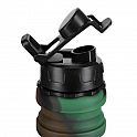 Skládací silikonová láhev NILS Camp NC4106 500ml zelená