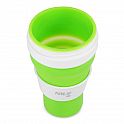 Skládací silikonový hrnek NILS Camp NC4103 600ml světle zelený