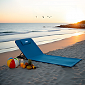 Skládací plážová podložka s nastavitelnou opěrkou NILS Camp NC3015