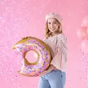 Vystřelovací konfety Růžové - Kluk nebo holka 60 cm
