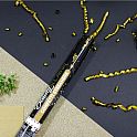Vystřelovací konfety Serpentiny - zlaté 40 cm