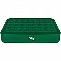 Dvouosobová nafukovací matrace NILS Camp NC2808 s vestavěnou pumpou zelená 200x145x35 cm