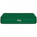 Dvouosobová nafukovací matrace NILS Camp NC2808 s vestavěnou pumpou zelená 200x145x35 cm