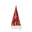 Vánoční čepice Santa lux - s flitry