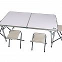 Acra campingový set stolek a 4 židličky C3L