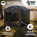 ACRA Outdoor Shelter XXL, deštník 300 cm s bočnicemi a stabilizačními tyčemi