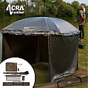 ACRA Outdoor Shelter XXL, deštník 300 cm s bočnicemi a stabilizačními tyčemi