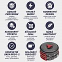 Acra C20 camping set nádobí alluminium pro 1-2 osoby