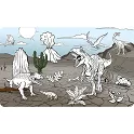 Maluj vodou zas a znovu - Dinosauři