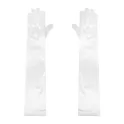 Bílé rukavičky - dlouhé