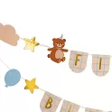 Závěsný baner First Birthday - 1. narozeniny Medvídek