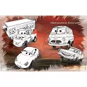 Omalovánky s tetováním Cars